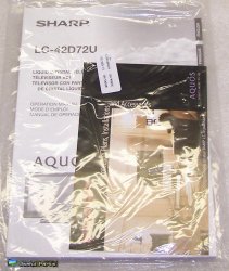 Manual from Sharp LC-42D72U LCD TV