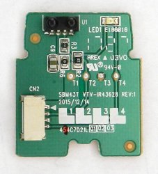 Toshiba IR Sensor With Housing VTV-IR43628 REV:1 For 43L420U