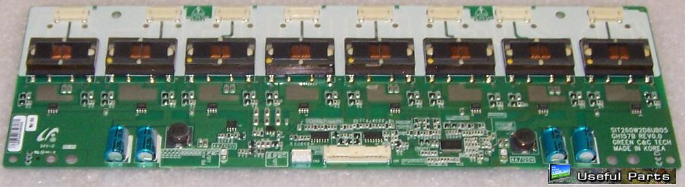 Backlight Inverter SIT260W2D8UB05 from JVC LT-26X506 LCD TV