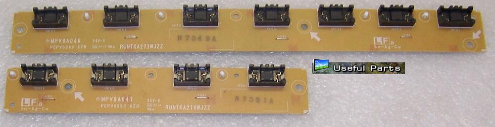 Backlight Inverter Sub Set from SHarp LC-42D72U LCD TV