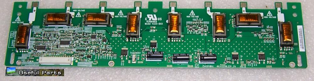 Backlight Inverter V225-BXX from Dynex DX-26L150A11 LCD TV