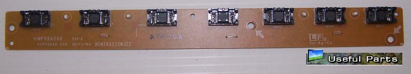 Inverter Board RUNTKA273WJZZ from Sharp LC-42D62U LCD TV