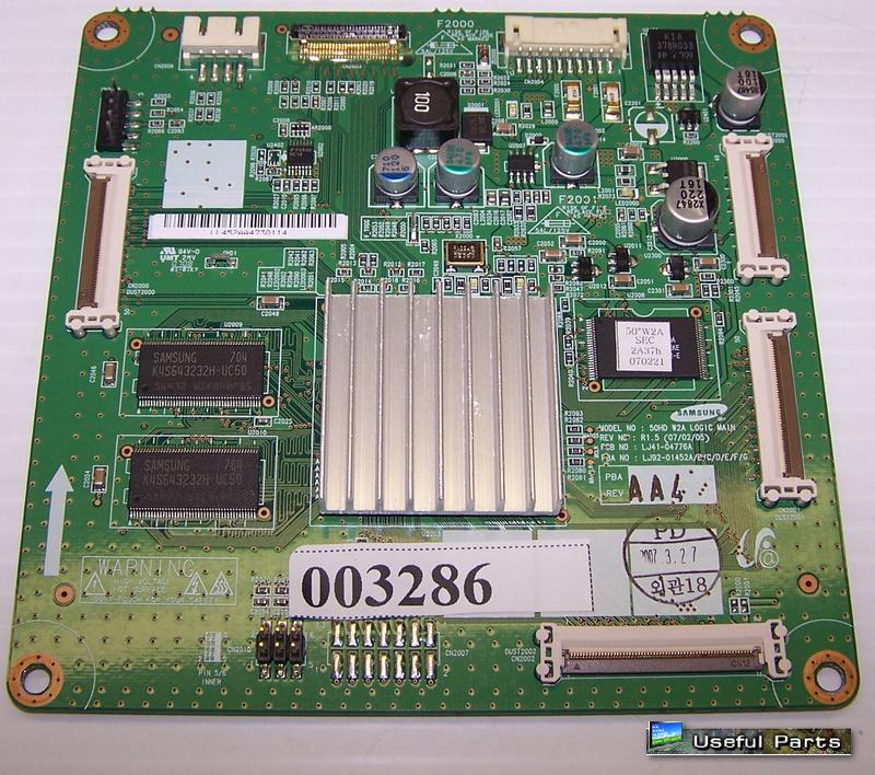 Controller Board LJ92-01452A from SAMSUNG HP-T5054 PLASMA TV