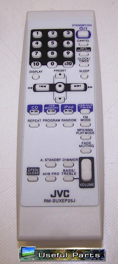 JVC RM-SUXEP25J Remote Control For BI643EP2505WX0, UXEP25
