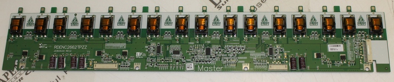 Back Light Inverter M RDENC2662TPZZ from Sharp LC-60E69U LCDTV