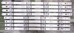LG LED Light Kit 6916L-1956B 6916L-1957B For 43UJ6300-UA 8-strip