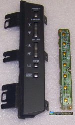Button Board 56-F855C-1 from Sony KDL-52Z5100 LCD TV