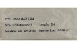 NEW DX62.5LCST-2M Fiber Patch Cord