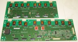 Back Light Inverter Set M1/M2 from Toshiba 55G310U LCD TV