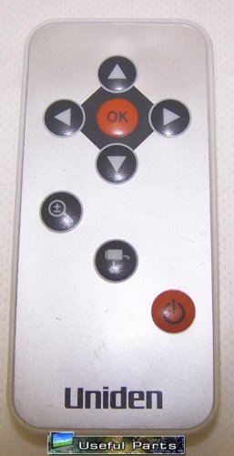 Uniden 60200900461 Silver Mini Remote Control for UDW-20055