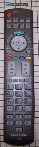 Panasonic TV Remote Control N2QAYB000486