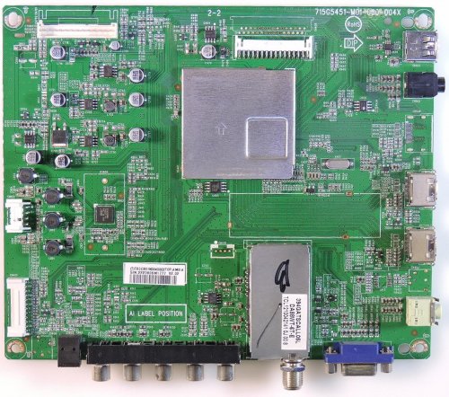 Main Board TXCCB01K0640002 from Insignia NS-24E340A13 (Rev.C)