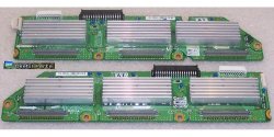 Y-Buffer Board Set LJ41-04417A from Samsung FP-T5084 PLASMA TV