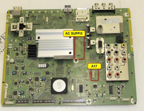Signal Input Board TNPH0834 AC SUFFIX from Panasonic Plasma TV