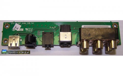 Side A/V Board DTV-HLV87_AVIN_08.14 from TOSHIBA 23HLV87 LCD TV