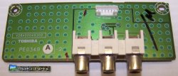 Side A/V Board V28A00040302 from Toshiba 47HL167 LCD TV
