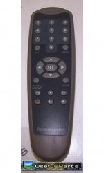 Unknown Brand Gray Teal Remote Control