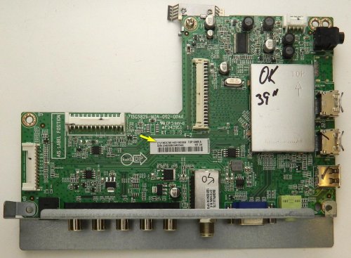 Signal Input Board TXDCB01K0160004 from Insignia NS-39D400NA14
