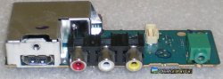 Side AV Input U2 Board 1-872-984-11 from Sony KDL-40D3000 LCD TV