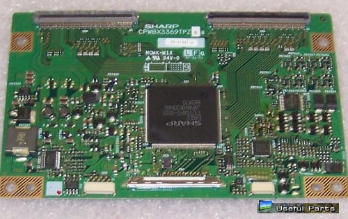 T-Con Board CPQBX3369TPZB from Sharp LC-37DB5U LCD TV