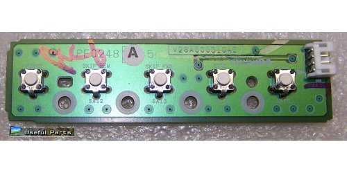 Button Board V28A000310A5 from Toshiba 32AV502U LCD TV