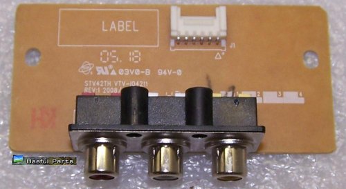 Side AV Input STV42TH VTV-I04211 from Toshiba 42AV500U LCD TV