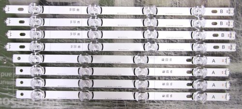LG LED Light Kit 6916L-1956B 6916L-1957B For 43UJ6300-UA 8-strip