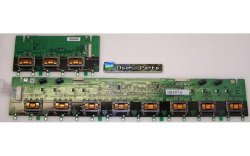 Back Light Inverter Set M1 & M2 from Sharp LC-60E78UN LCD TV