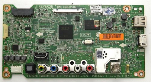 Main Board EBT62841558 from LG 55LB5900-UV.BCCDLJR