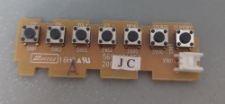 Button Board 569KS0105A from Dynex DX-26L150A11 LCD TV