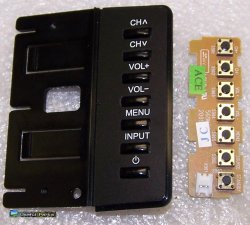 Button Board 569KS0105A from Dynex DX-26L150A11 LCD TV