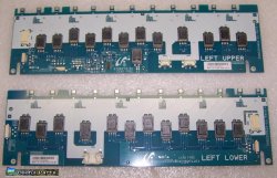 Backlight Inverter Set LU/LL from Sony KDL-52W3000 LCD TV