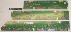 Buffer Board Set C1/C2/C3 from Panasonic THC46FD18 Plasma Tv