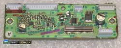 LED Board V28A000310A6 from Toshiba 32HLV66 LCD TV