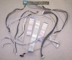 Assorted Wires/Cables/Ribbons from LG 50PQ30 Plasma TV