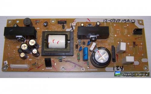 Power Supply Board V28A00073601 from Toshiba 52RV53OU LCD TV