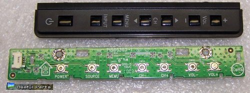 Button Board 715G3303-A from Dynex DX-22L150A11 LCD TV