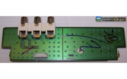 Side A/V Board V28A000567A2 PE0452 from Toshiba 40RF350U LCD TV