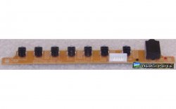 Button Board QAL0759-001 from JVC LT-26X506 LCD TV
