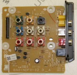 Signal Input Board BA01NDF0102 from Sylvania LC190SS2 LCD TV