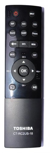 Toshiba Google Cast Remote Control CT-RC2US-18