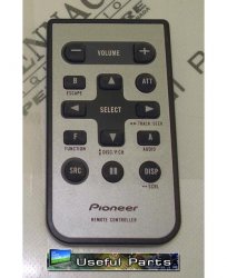 Pioneer CXC5719 Remote Control For DEH-P480MP, DEH-P580MP
