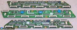 Buffer Board Set E/F/G from Samsung FP-T5084 PLASMA TV