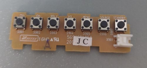 Button Board 569KS0105A from Dynex DX-26L150A11 LCD TV