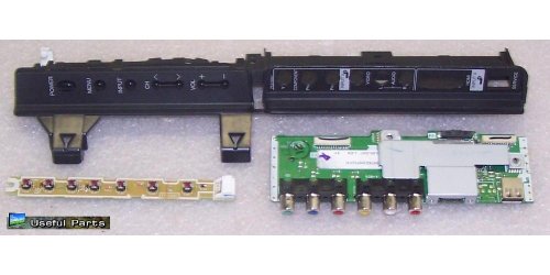 Button Board and AV Input from Sharp LC-42D64U LCD TV