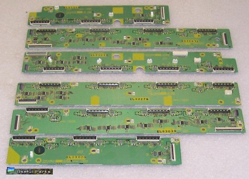 Buffer Board Set C1 through C6 from Panasonic TH-50PX60U PLASMA