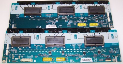 Back Light Inverter Set RU/RL from Toshiba 52RV53CU LCD TV