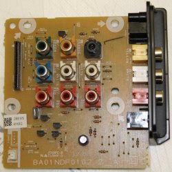 Signal Input Board BA01NDF0102 from Sylvania LC190SL1 LCD TV