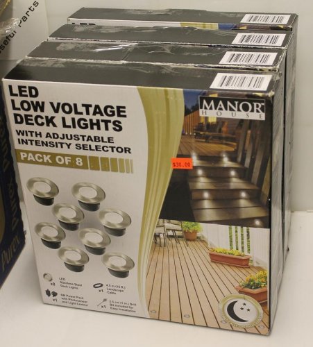 4 boxes Manor House LED LOW Voltage Deck Lights, Free Shipping
