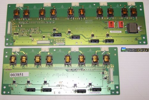 Back Light Inverter Set Slave1/2 from LG 55LD520 LCD TV